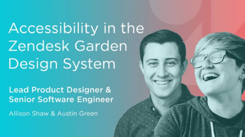 Accessibility in the Zendesk Garden Design System