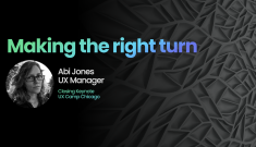 Cover Image for Abi Jones's career talk "Making the right turn"