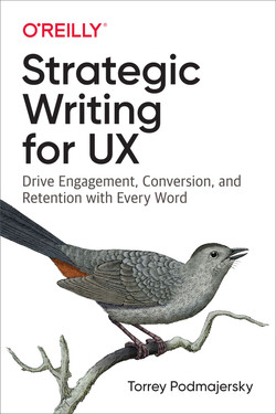 Strategic Writing for UX book cover