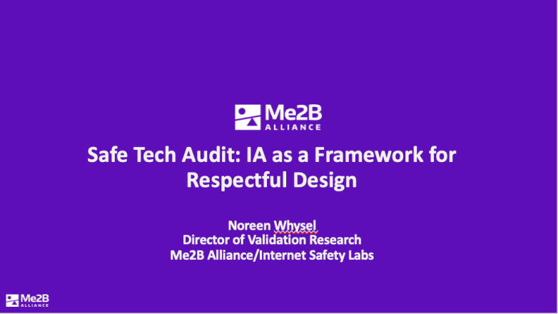 Safe Tech Audit. IA as a Framework for Respectful Design